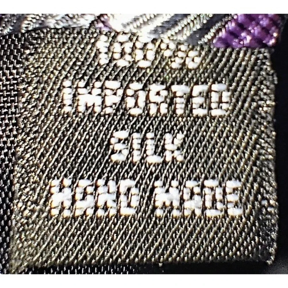 Reaction Kenneth Cole 100% Silk Purple‎ Check Tie Men's Classic Dress Necktie
